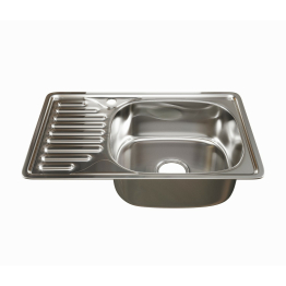 Мойка врез 42х66 (0,6) прав, с сифоном