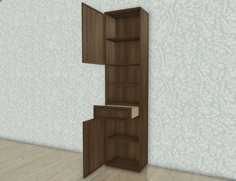 Шкафы одностворчатые, Модульная система Карина Шкаф ШК-1048