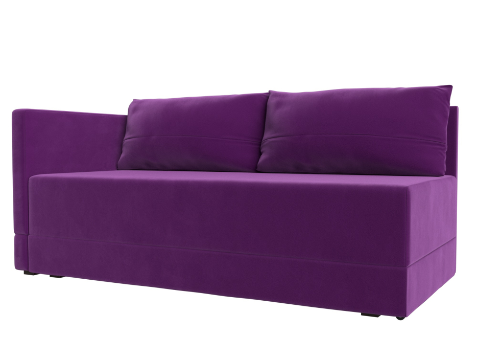 Кушетка диван, Кушетка Никас левая, микровельвет