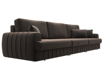 Диван прямой Лига-057 НПБ Лонг, велюр SEVEN