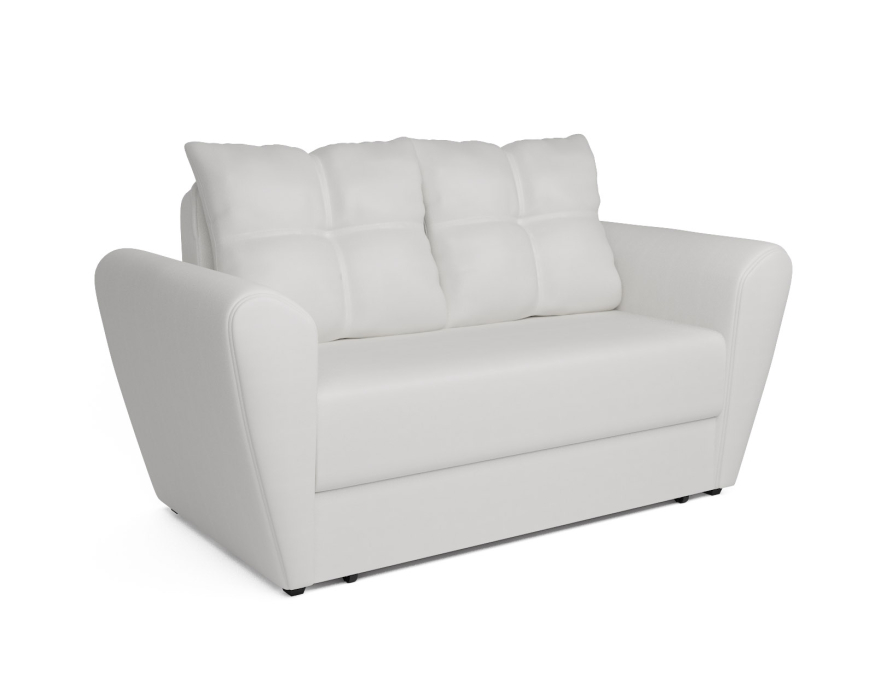 Диваны кровати со спальным местом, Диван прямой выкатной Квартет (Экокожа)