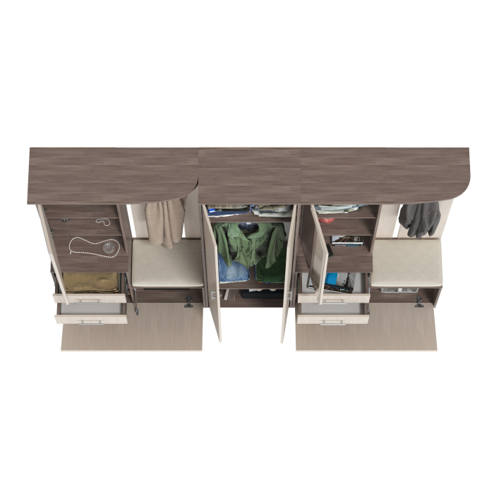 Прихожие, Модульная прихожая Домино № 3