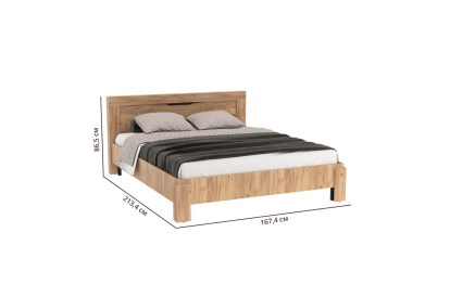 Кровать двойная Флорида 90.08 (с ортоп. осн.)