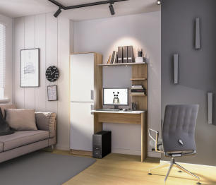 Стеллаж со столом Тесса СБ-2737