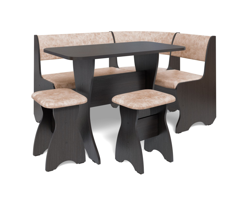 Кухонные уголки, Кухонный уголок Тюльпан Велюр №1