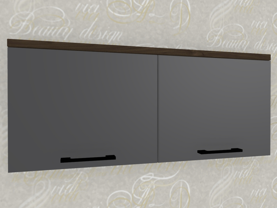 Настенные полки, Модульная система Грейс Антресоль АН-5041  Гикори Джексон Темный