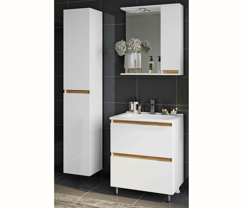 Зеркала, Зеркало-шкаф Francesca Avanti  Венеция Bianco 60 белый правый