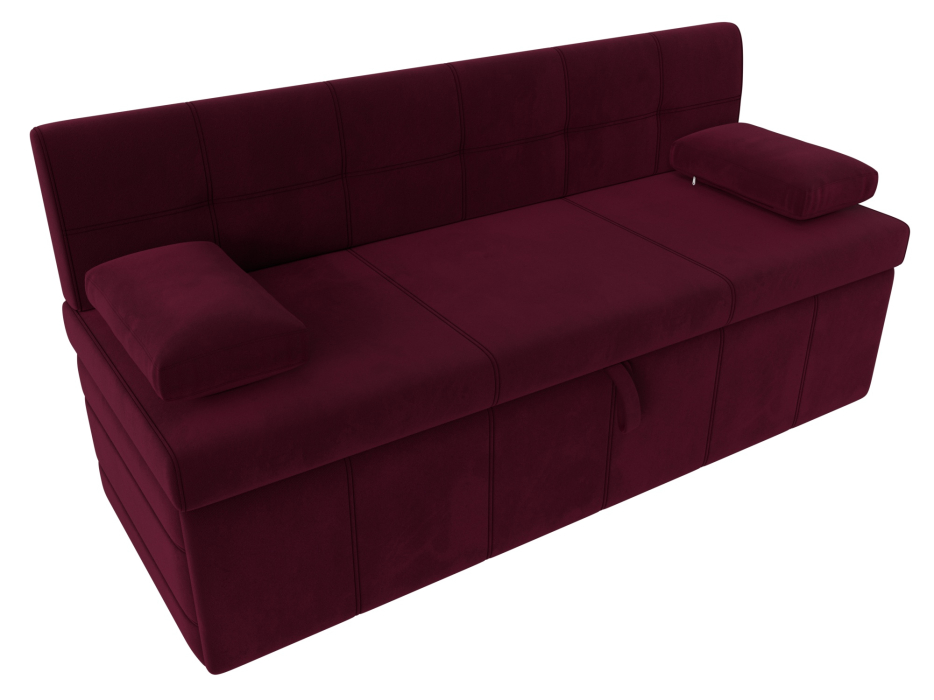 Диваны прямые кухонные, Кухонный прямой диван Лео, микровельвет