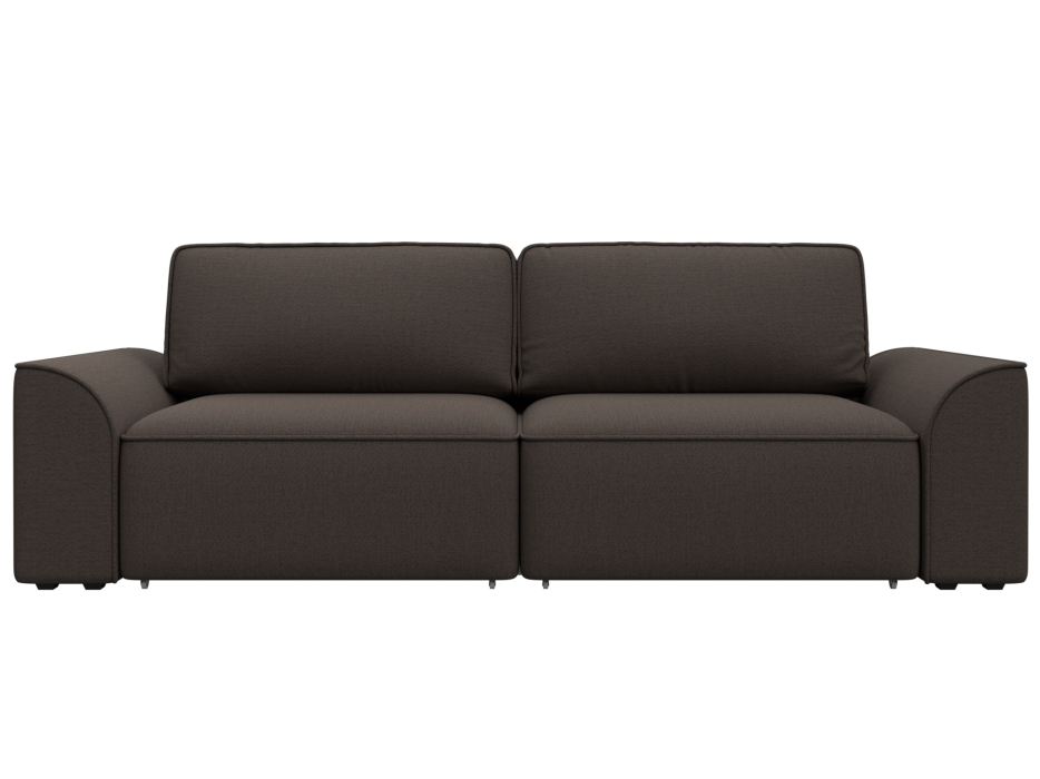 Диваны еврокнижки, Диван прямой Лига-048 НПБ, рогожка Амур