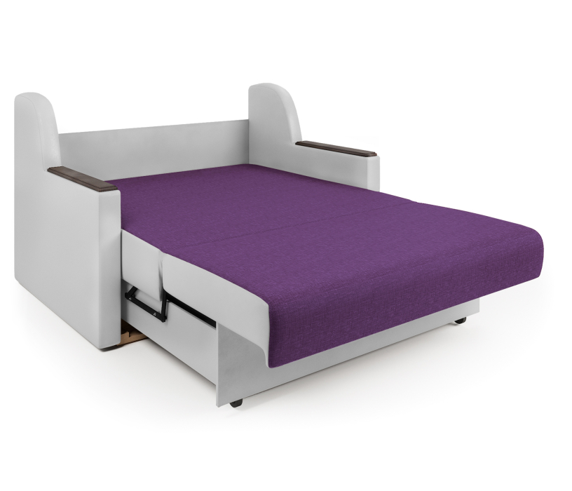 Диваны с ящиком для белья, Диван-кровать Аккорд Д 160, рогожка/экокожа