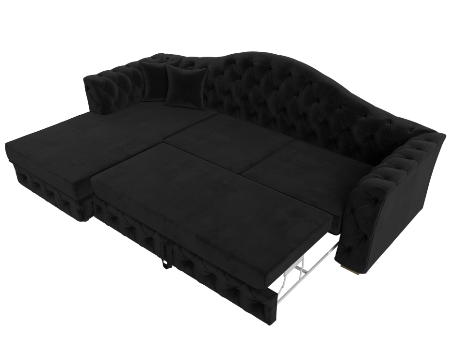 Диваны угловые в гостиную, Диван угловой Артис левый угол, велюр