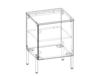 Капри 2 тумба прикроватная левая 