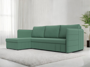 Угловой диван Слим левый угол, рогожка Амур