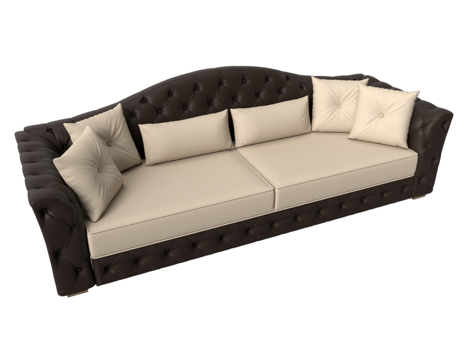 Диваны кровати со спальным местом, Прямой диван Артис, экокожа