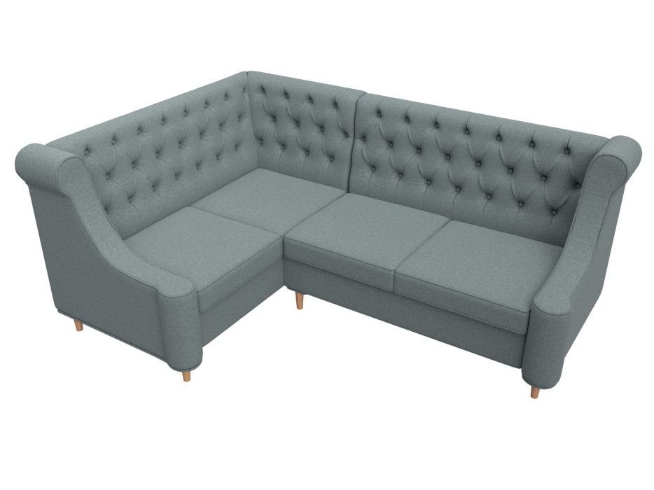 Диваны угловые кухонные, Диван кухонный угловой Бронкс левый угол, рогожка Амур