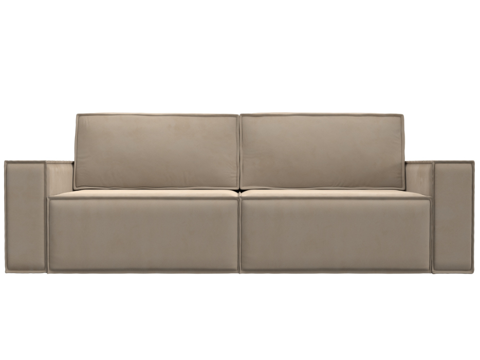 Диваны еврокнижки, Диван прямой Куба Лайт, велюр SEVEN