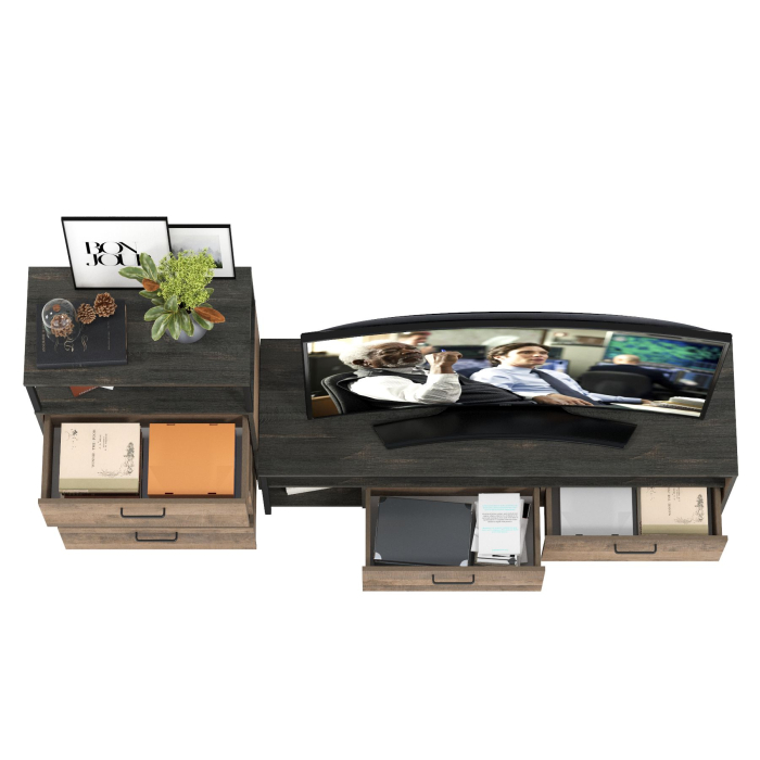 Стенки для гостиной, ТВ-тумба и комод с ящиками Трувор