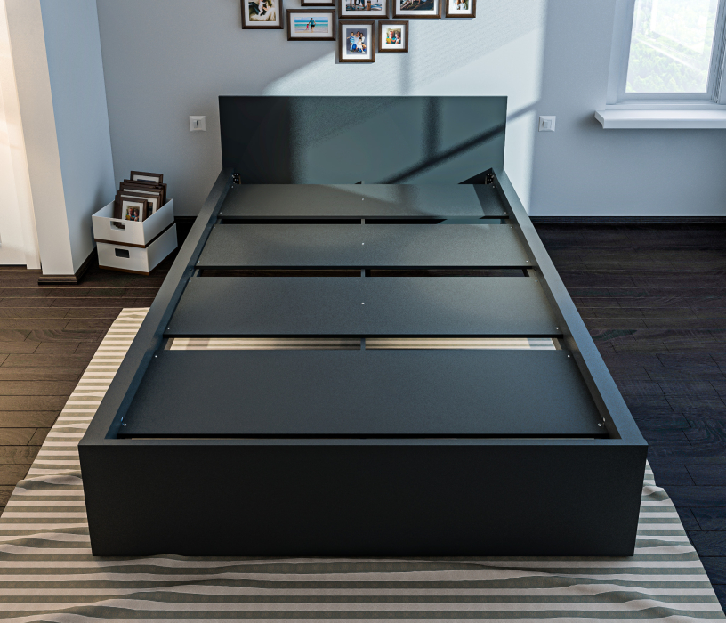 Кровати 140 см, Кровать (1400) Леон/Бруклин СБ-3368