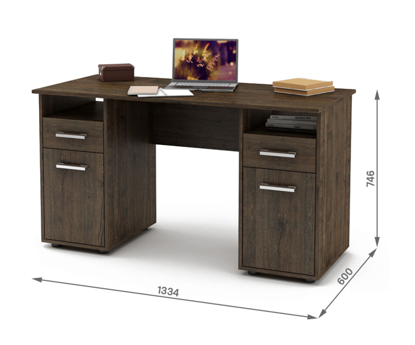 Прямые, Письменный стол Остин-5