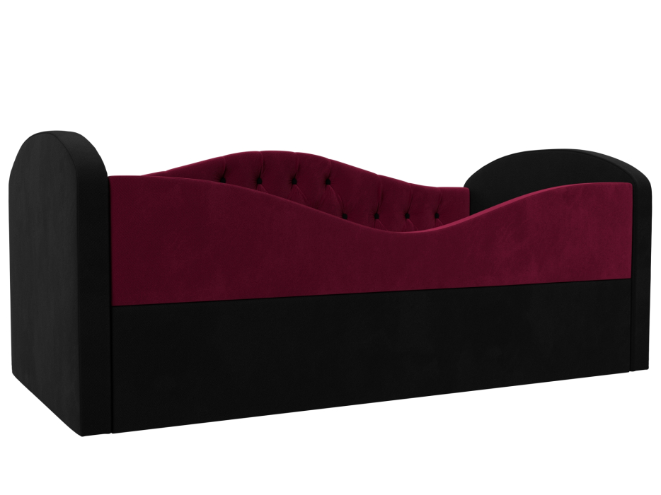 Кровати одноярусные, Детская кровать Сказка Люкс, микровельвет