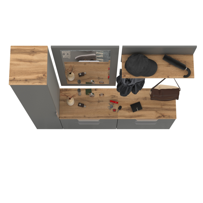 Прихожие, Мебель Октава  в узкую прихожую № 44