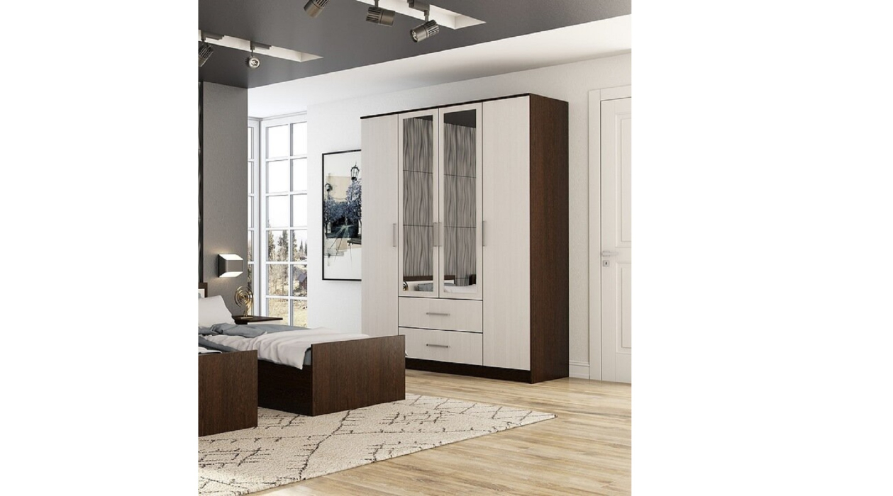 В спальню, Фиеста Уют Шкаф 4-х дверный