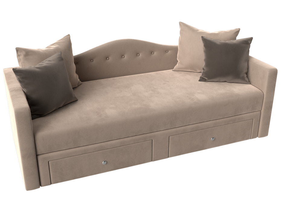 Детские диваны, Детский прямой диван Дориан, Велюр