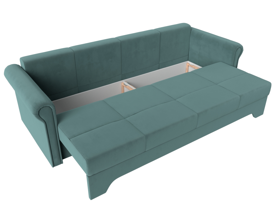 Диваны еврокнижки, Диван-кровать Европа, еврокнижка, велюр