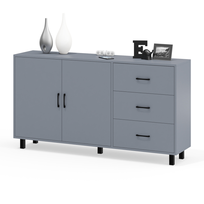 Комоды, Широкий тумба-комод с ящиками и дверками РВК 123-1604