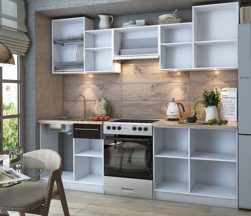 Кухонные гарнитуры, Кухонный гарнитур Бланка 234.00РЗ