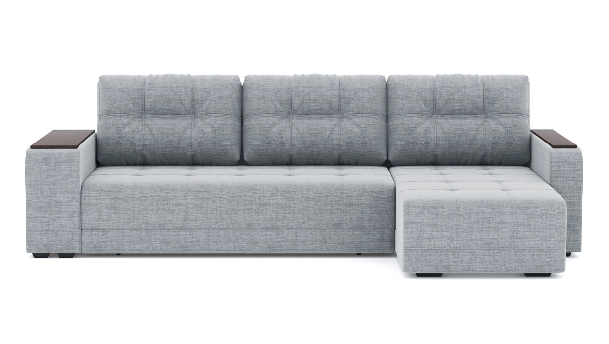 Диваны еврокнижки, Диван-кровать угловой Милан ПБ еврокнижка, рогожка