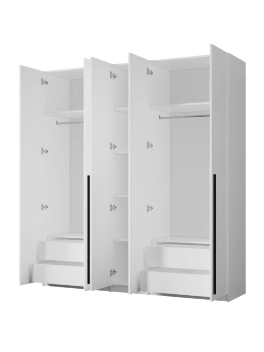 Шкафы распашные, Шкаф распашной 5-ти дверный София 2200х2000х520 мм