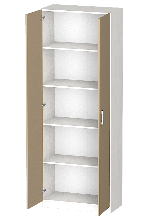 В спальню, Распашной шкаф Лайф с полками 80*40*215 Северное дерево