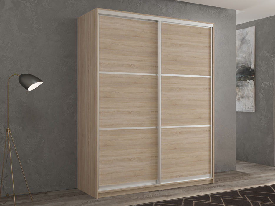 Шкафы-купе 2-х дверные, Шкаф-купе 2х дверный Кааппи 4 120х60