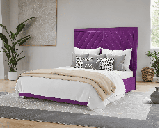 Мягкая кровать, Кровать Мишель 160 см (Кордрой)