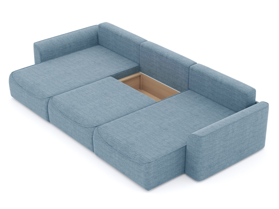 Диваны угловые в гостиную, Диван-кровать П-образный Рафаэль еврокнижка НПБ, рогожка Люкс