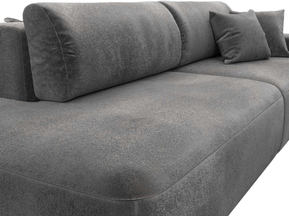 Диваны еврокнижки, Диван прямой Лига-036 НПБ Модерн подлокотник справа, велюр TOWER