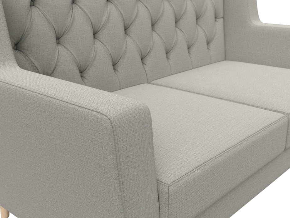 Диваны прямые кухонные, Диван кухонный прямой Брайтон 2 Люкс, рогожка Амур