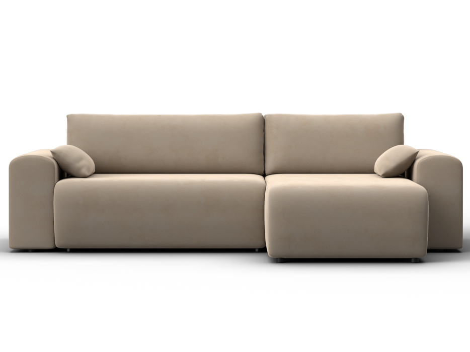 Диваны угловые в гостиную, Диван угловой Лига-099 угол универсальный, велюр SEVEN