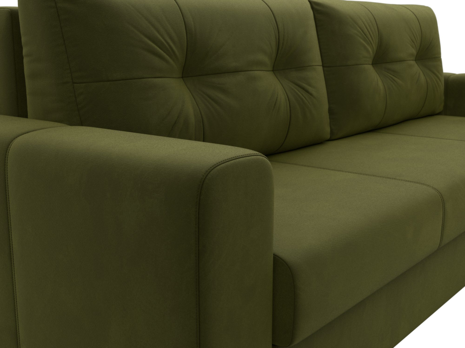 Диваны еврокнижки, Прямой диван Лига-031, микровельвет