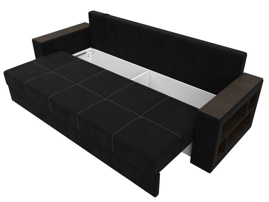 Диваны кровати со спальным местом, Диван прямой Дубай Лайт, микровельвет