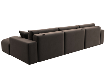 Диван угловой Лига-036 Классик Лонг правый угол, велюр