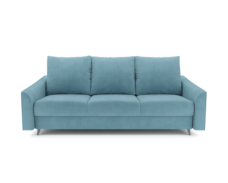 Диваны кровати со спальным местом, Диван прямой тик-так Уэльс (Велюр)