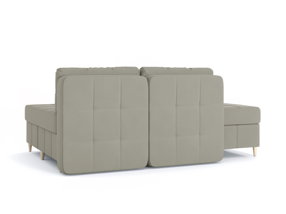 Диваны угловые в гостиную, Диван-кровать угловой Оливер Люкс 2 еврокнижка-трансформер, велюр