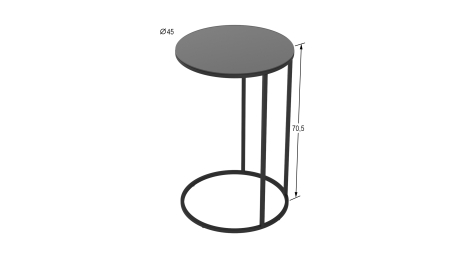 Стол придиванный Остин Glass