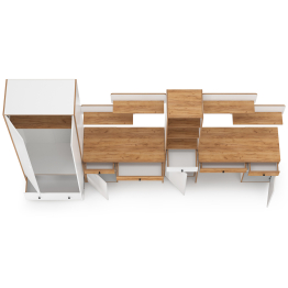 Набор мебели для молодёжной комнаты для двоих детей Вуди № 31