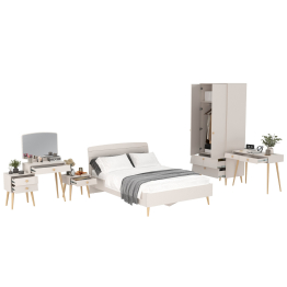 Модульная мебель для спальни Афина с кроватью со спальным местом на 1400