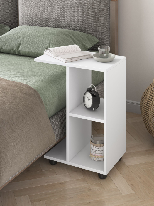 Журнальные столики, Стол приставной Ник c полками 473х300х580