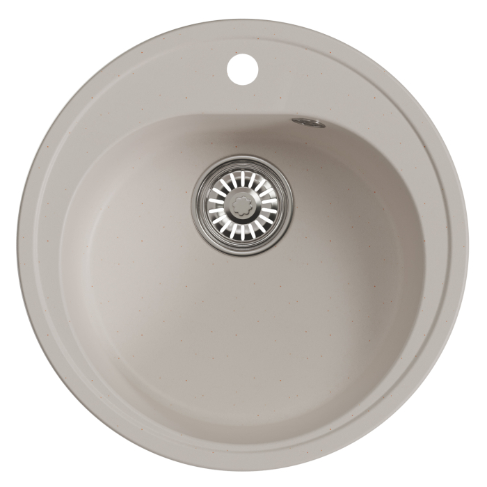 Кухонные мойки, Мойкa ML-GM11 круглая, 500мм (глуб. чаши 180) NEW*