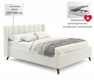 Мягкая кровать Betsi 1600 с подъемным механизмом